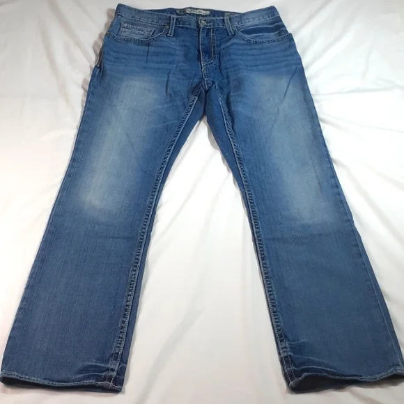 BKE Jeans Bke Denim Derek Straight 32l Medium Wash Rn 7572